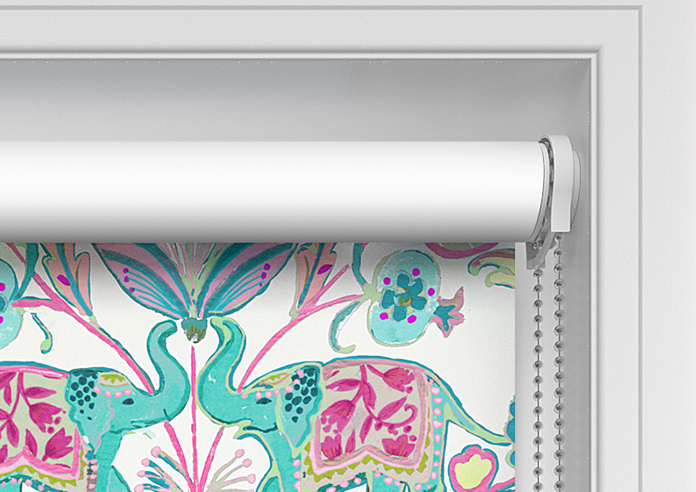 Bangalore, Turquoise - Twist&Fit Roller Blind - Image 11